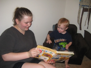 Story time with Auntie Anna.
