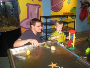 Watery fun at the Hands On Museum.