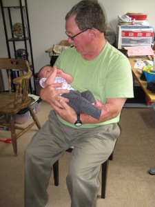 Meeting Grandpa for the first time. <3