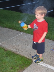 Sparklers for the 4th of July!